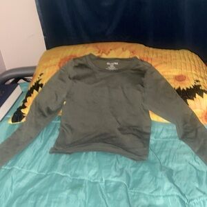 Green long shirt